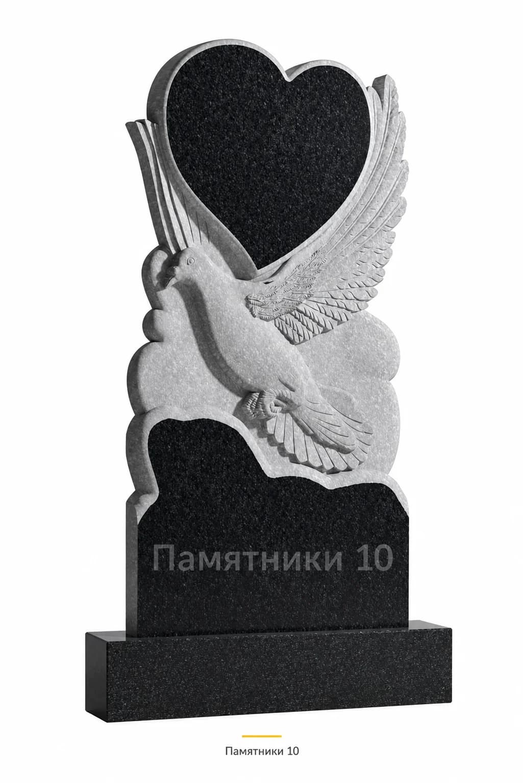 Памятник вертикальный резной РВ-37
