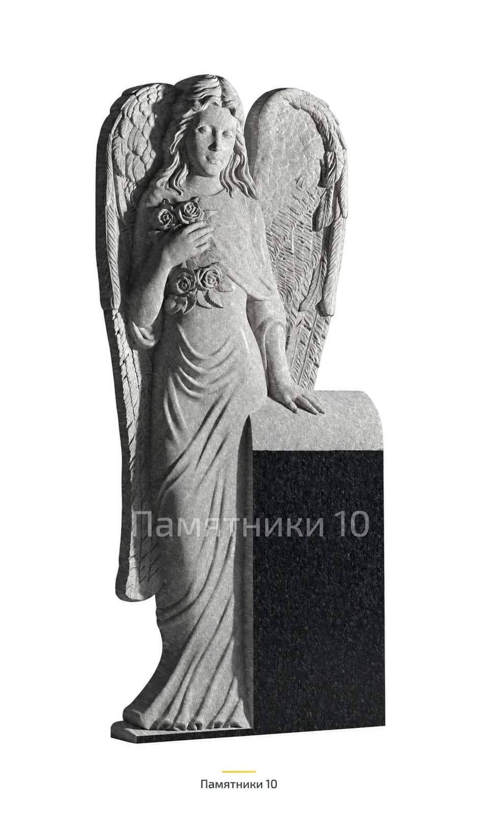 Памятник вертикальный резной РВ-138