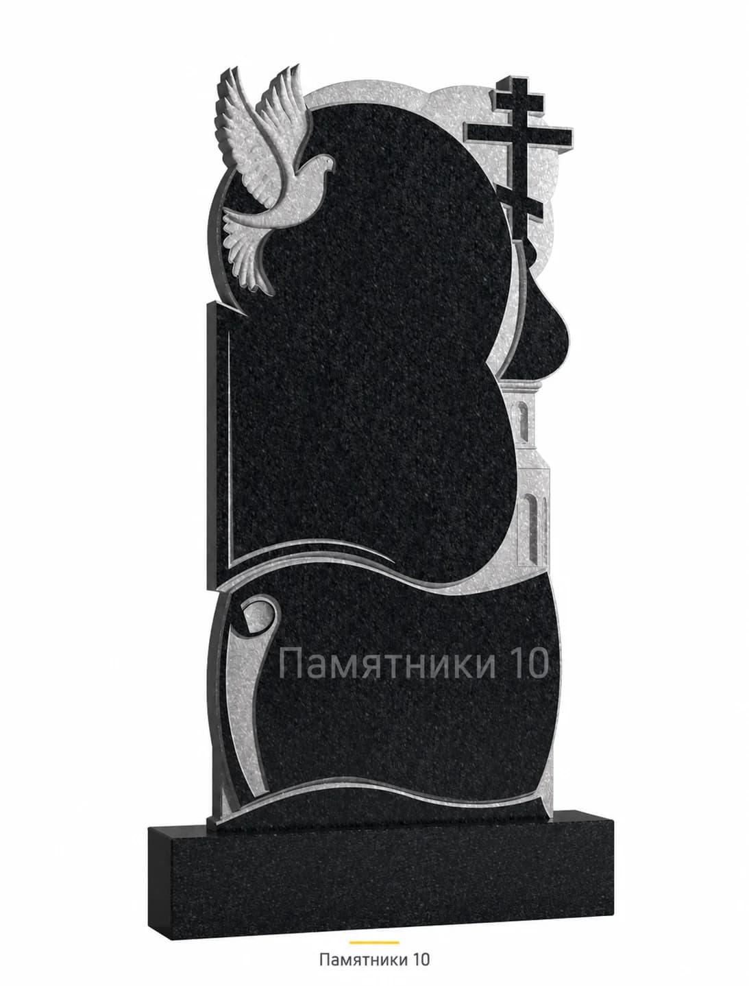 Памятник вертикальный резной РВ-77