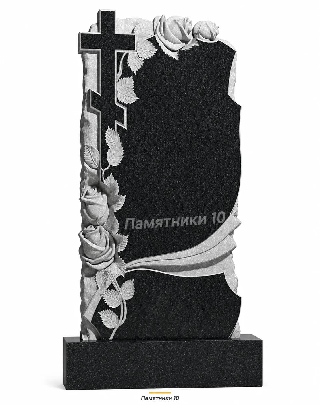 Памятник вертикальный резной РВ-107