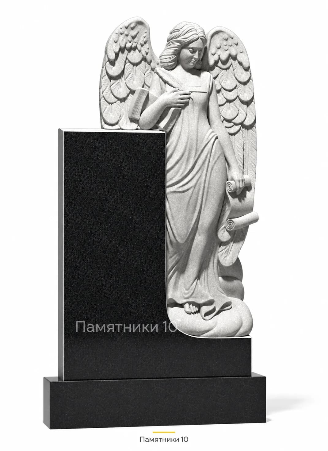 Памятник вертикальный резной РВ-152