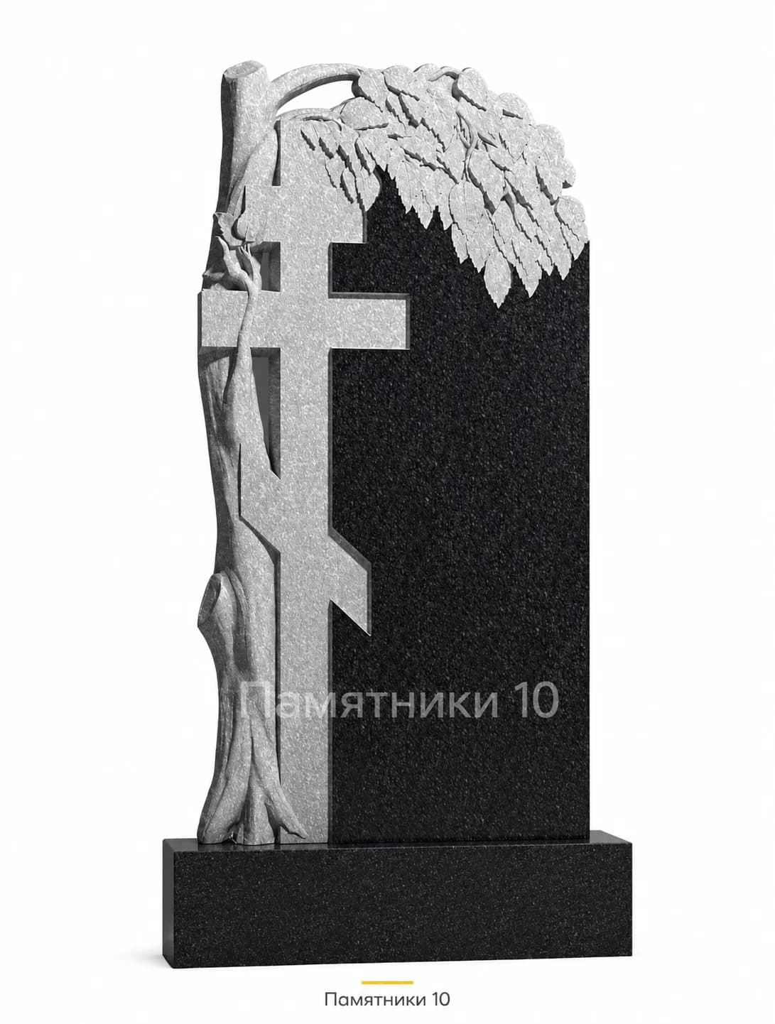 Памятник вертикальный резной РВ-182